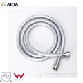 Ασημένιο γκρι μη τοξικό PVC Smooth Handheld Head Head Hose